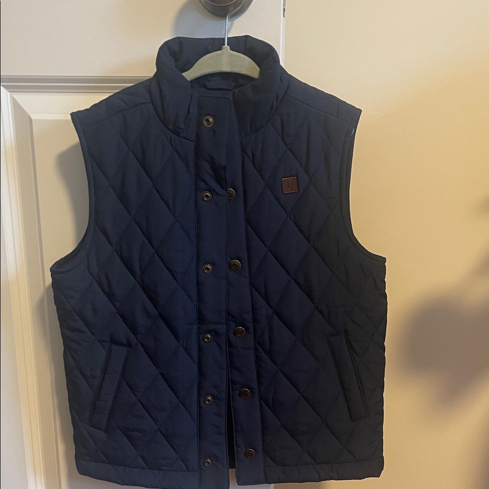 Janie and Jack Navy Quilted Outerwear